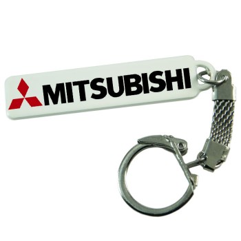 Брелок гос. номера с надписью "Mitsubishi"