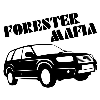 Наклейка "FORESTER MAFIA"