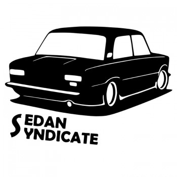 Sedan Syndicate Копейка, наклейка (25x17см)