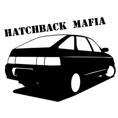 Наклейка "HATCHBACK MAFIA"
