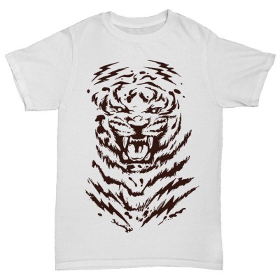 Прикольная футболка "Тигр"